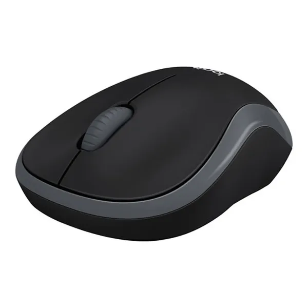 Logitech M185 Compact Optical Wireless Mouse – Color: Gray – View 3