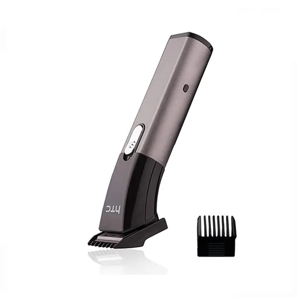 HTC AT-1107B Hair Trimmer Men Clipper USB Rechargeable Beard Trimmer – Color: Black – View 3