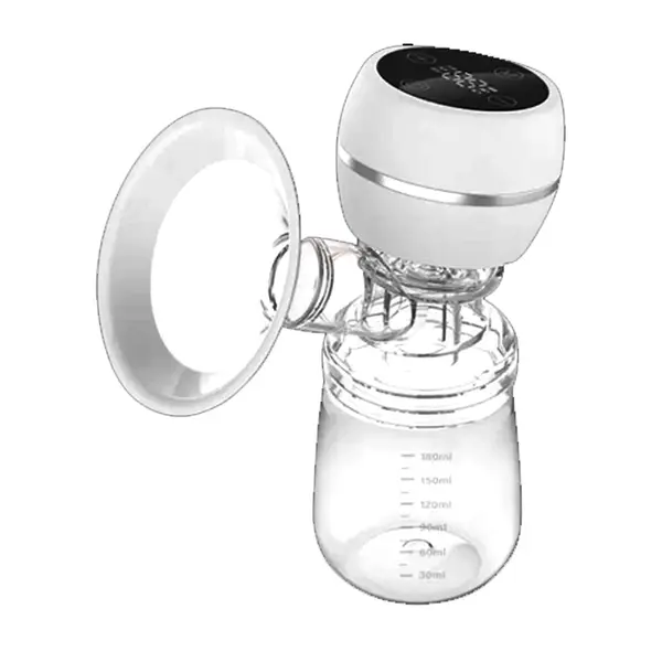 Painless Mute Massager & Rechargeable Electric Breast Pump – Color: White – View 1