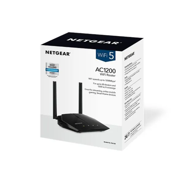 Netgear R6120 AC1200 Mbps Dual Band Wireless Gaming Router – View 5