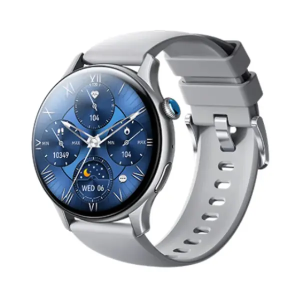 Remax Watch 10 AMOLED Display Bluetooth Calling Smart Watch – Color: Gray – View 1