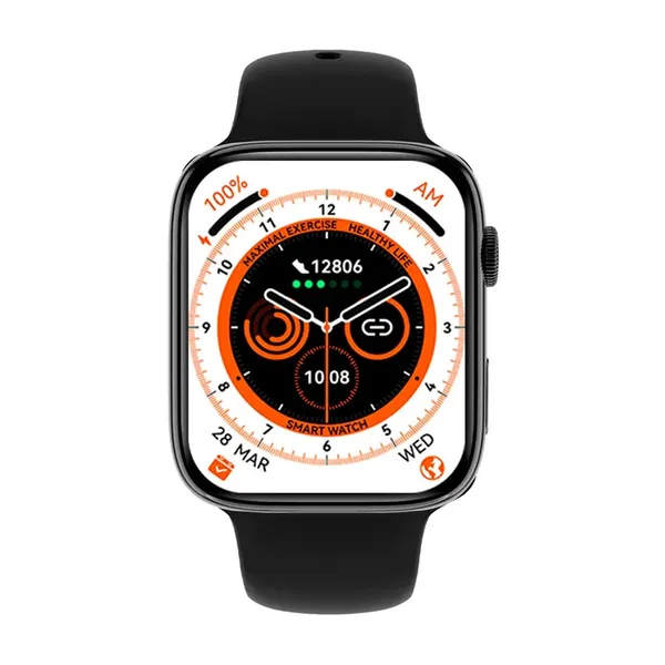 T900 Ultra Bluetooth Calling Smartwatch – Color: Black – View 2