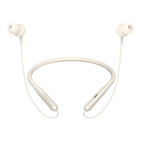 Baseus Bowie P1x Half-In-ear Neckband Earphone – Color: White – View 2
