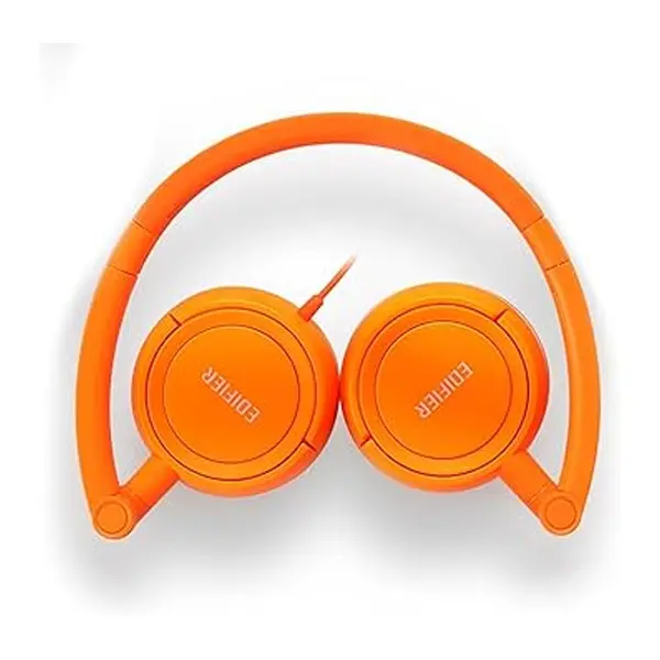 Edifier H650 On-Ear 3.5mm Wired Headphone – Color: Orange – View 2
