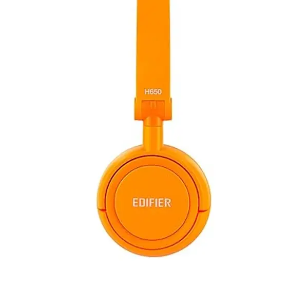 Edifier H650 On-Ear 3.5mm Wired Headphone – Color: Orange – View 3