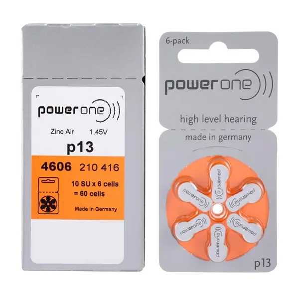 Power One -Germany Hearing Aid Battery Size 13 – View 2