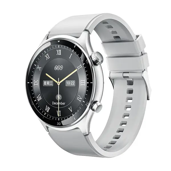 QCY Active GT BT Calling Smartwatch – Color: Gray – View 1
