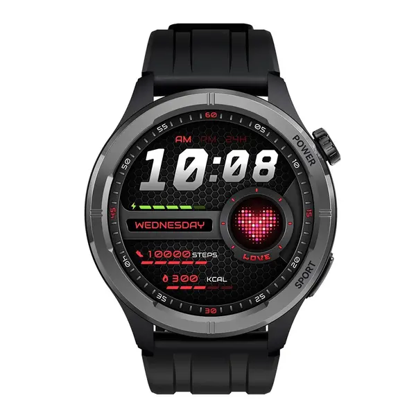 Haylou Solar Neo Bluetooth Calling Smartwatch – Color: Black – View 2