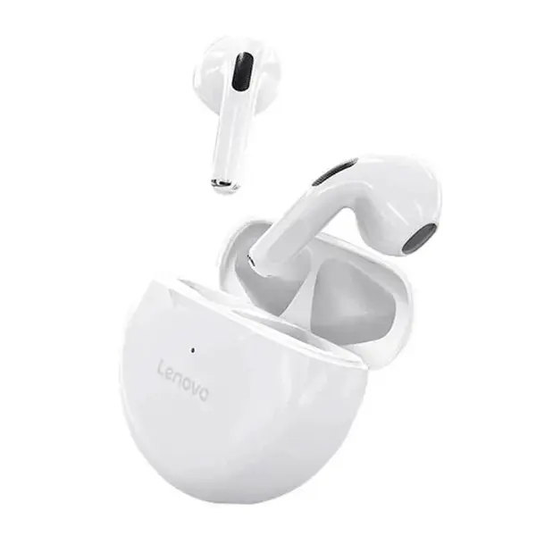 Lenovo HT38 True Wireless Bluetooth Earbuds – Color: White – View 2