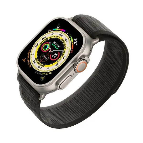Apple Watch Ultra Titanium Case with Trail Loop GPS + Cellular – Color: Black – View 2