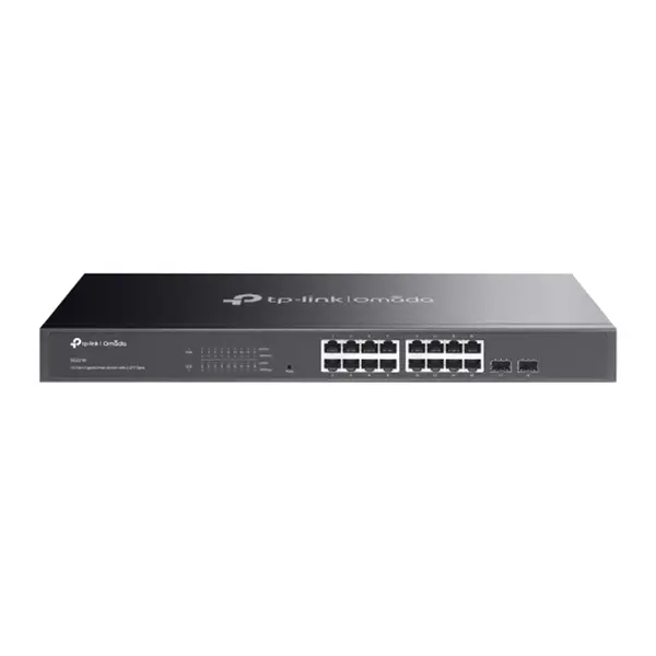  Tp-Link TL-SG2218 16-Port Gigabit Smart Switch with 2 SFP Slots – View 1