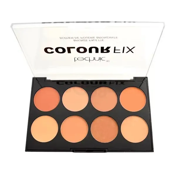 Technic 8 Colour Fix Bronze Powder Palette Eyeshadow – View 3