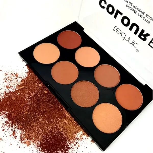 Technic 8 Colour Fix Bronze Powder Palette Eyeshadow – View 1