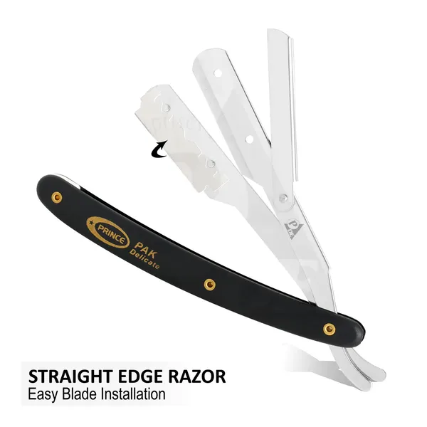Prince Stainless Steel Professional Shaving Razor – View 3