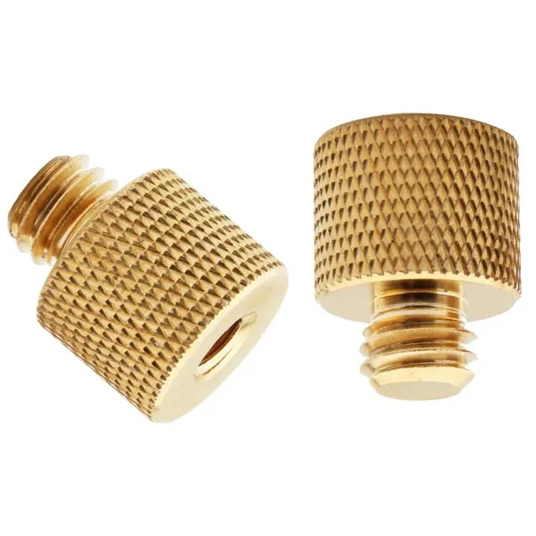 2PCS Camera Screw 1/4 to 3/8 Inch Conversion Screw Quick Release Screw Mount Adapter – View 2