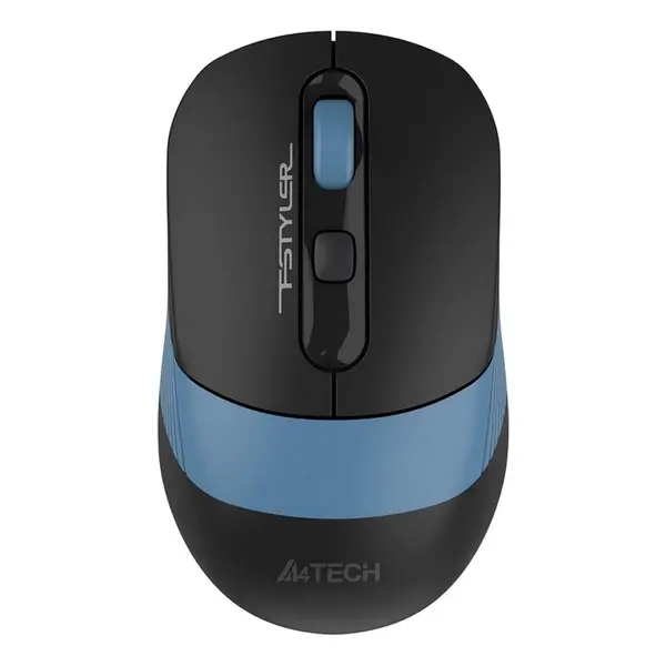 A4TECH FSTYLER FB10CS Silent Multimode Rechargeable Wireless Mouse – Color: Blue – View 1
