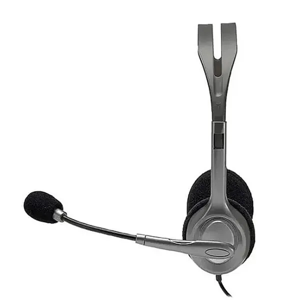 Logitech H110 STEREO Wired Headset (Two Port) – View 3