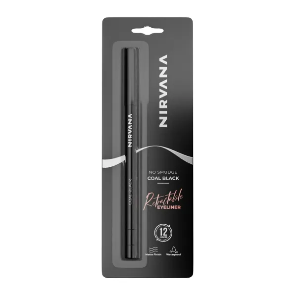 Nirvana Color No Smudge Retractable Coal Black Eyeliner – View 2