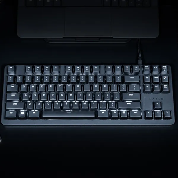 Razer BlackWidow Lite Silent & Compact Mechanical Gaming Keyboard – Color: Black – View 3