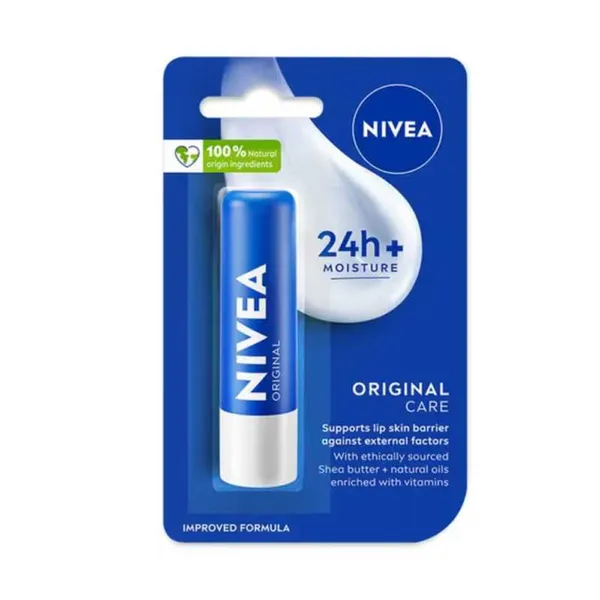 NIVEA Original 24Hour Melt-in Moisture Lip Balm with Shea Butter & Natural Oils – View 4
