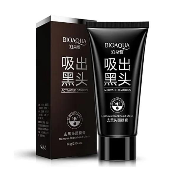 BIOAQUA Black Mask Activated Carbon Charcoal Blackhead Removal Peel Off Face Mask  – View 5