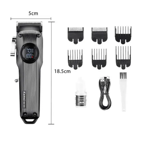 Kemei KM-1551 Professional Hair Clipper Trimmer – View 2
