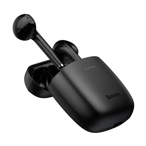Baseus Encok W04 Pro True Wireless Earbuds – Color: Black – View 2