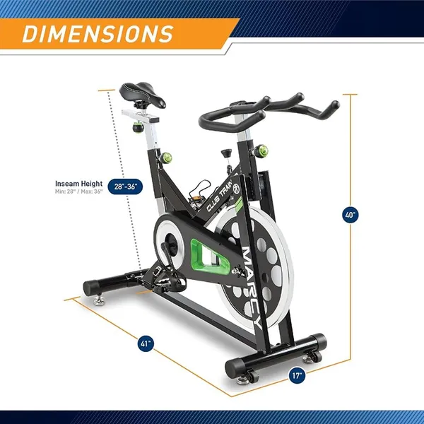 Marcy Club Revolution XJ-3220 Bike Cycle Trainer for Cardio Exercise, Multiple Colors Available – View 4