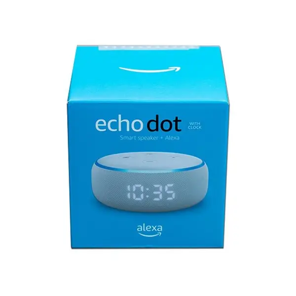 Amazon Echo Dot 3rd Gen Chromecast Mini Speaker – With Clock – Color: Black – View 4