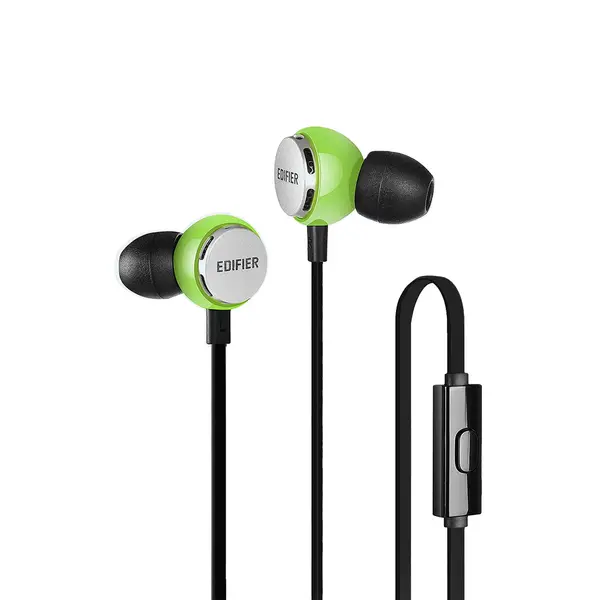 Edifier P293 In-ear 3.5mm Wired Earphones – Color: Green – View 1