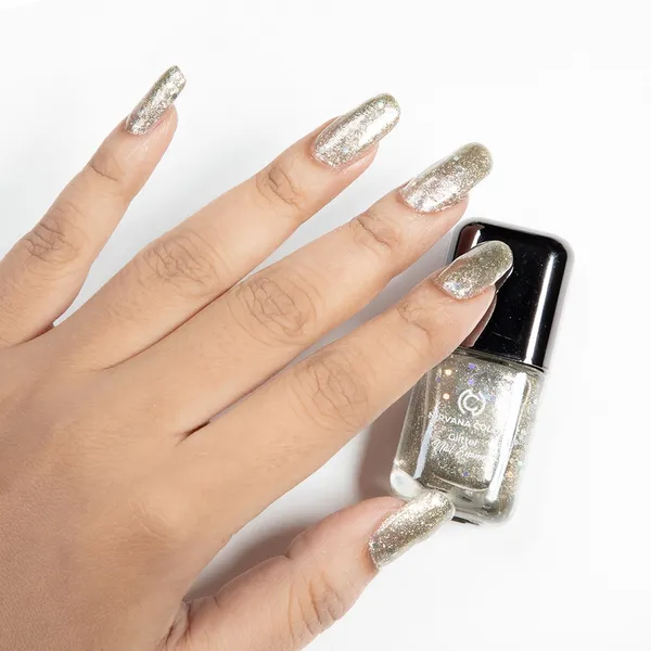 Nirvana Long Lasting Color Glitter Nail Enamel Shiny Hand 22 Nail Polish – View 2