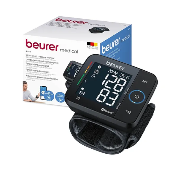 Beurer BC-54 Automatic Wrist Blood Pressure Monitor with Bluetooth – View 4