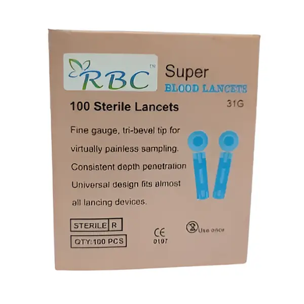 RBC Disposable Glucometer Twist Lancets – View 2