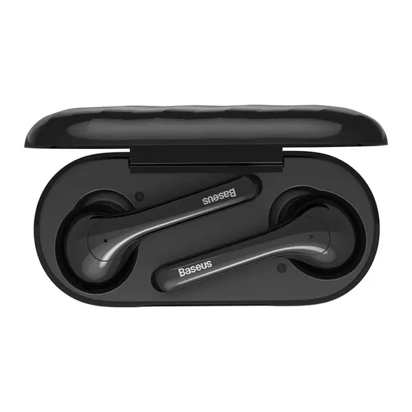 Baseus Encok W07 TWS True Wireless Earbuds – Color: Black – View 3