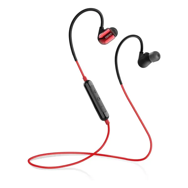 Edifier W295BT Plus Bluetooth Waterproof Sports Neckband – Color: Red – View 2