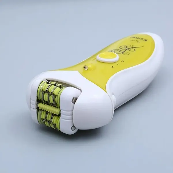 Kemei KM-1901 Rechargeable Hair Removal 2 in 1 Lady Epilator – View 3