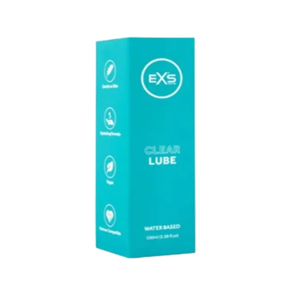 EXS Clear Lube 100ml Water-Based Personal Lubricant for Enhanced Pleasure – View 2
