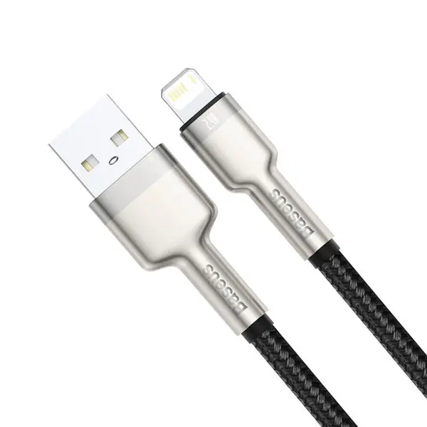 Baseus Cafule 1m USB to Lightning 2.4A Fast Charging & Data Sync Cable – View 2