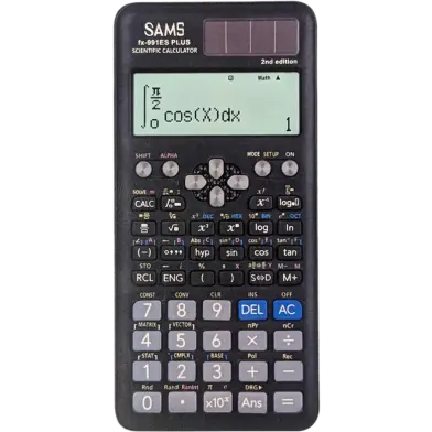 SAMS - FX-991ES Plus Easy-to-understand English messages and interactive format Scientific Calculator 2nd Edition – View 1