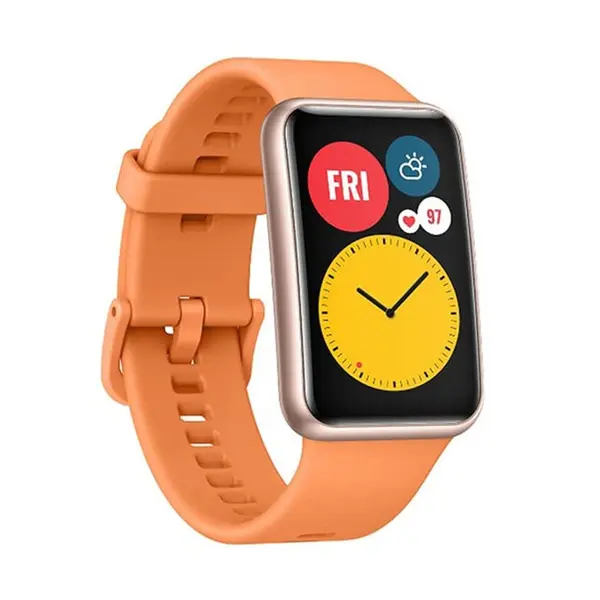Huawei Watch Fit Dynamic AMOLED Smartwatch – Color: Orange – View 1