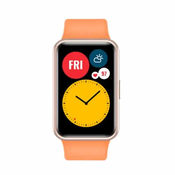 Huawei Watch Fit Dynamic AMOLED Smartwatch – Color: Orange – View 2