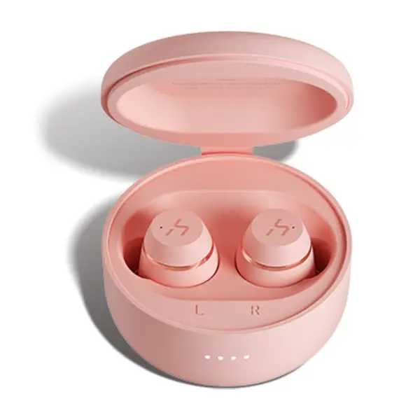 Havit Hakii Moon True Wireless Bluetooth Earbuds – Color: Pink – View 1