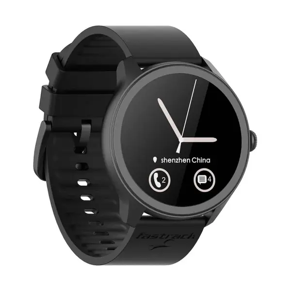 Fastrack Invoke Pro AMOLED Smartwatch – Color: Black – View 1