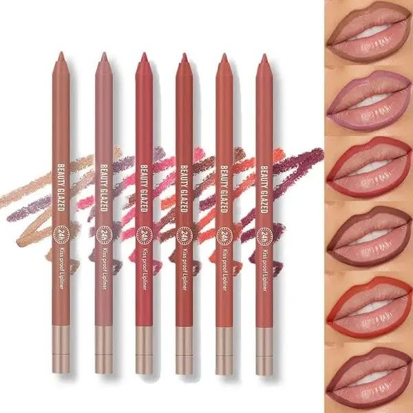 Beauty Glazed 24h Waterproof Long Lasting Lip Liner 10pcs Pencils – View 4