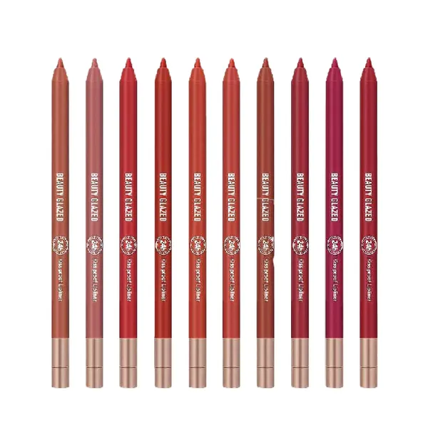 Beauty Glazed 24h Waterproof Long Lasting Lip Liner 10pcs Pencils – View 1
