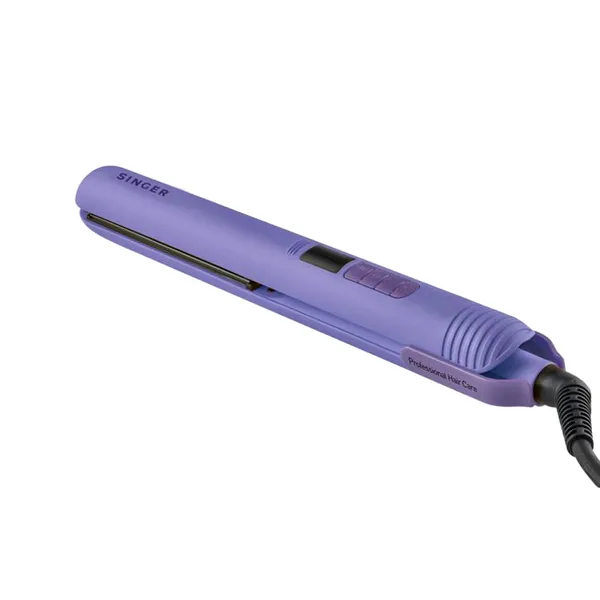 SINGER SRHST-LP-SHS-7032 Oil Infused Ceramic Coating Hair Straightener – View 2