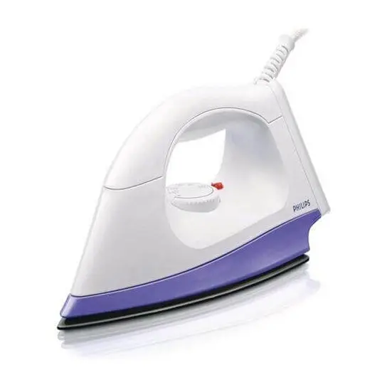Philips HI113 Lightweight Button Groove Dry Iron – Color: Purple – View 1