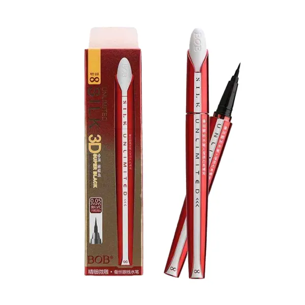 BOB 3D Bright Black Longwear Liquid Silk Eyeliner – View 1