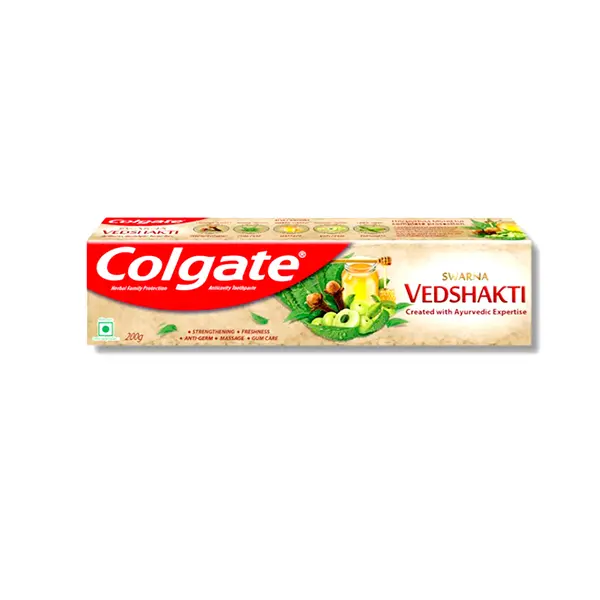 Colgate Swarna Vedshakti Freshness Toothpaste 200g – View 2