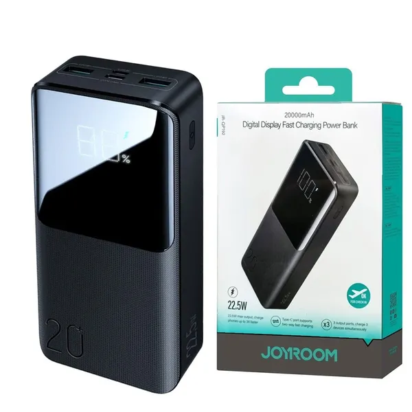 Joyroom JR-QP192 Fashionable Large LED Digital Display Power Bank  – View 5